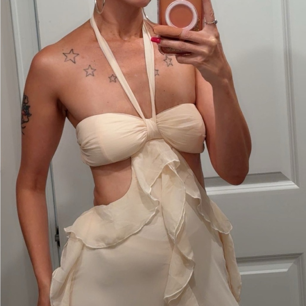 Windsor Cream Maxi Dress